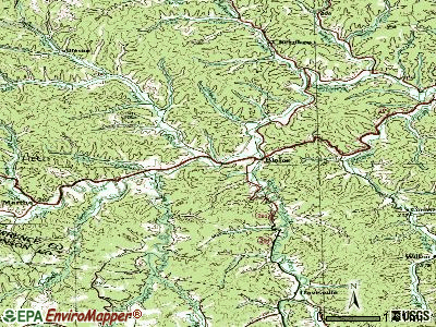 Blaine topographic map
