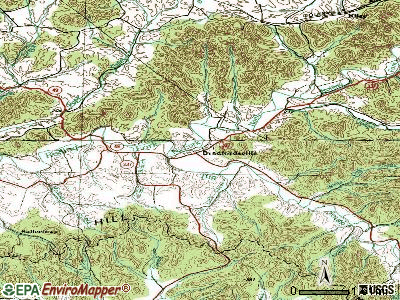 Bradfordsville topographic map
