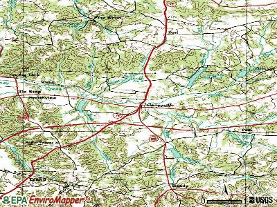 Caneyville topographic map