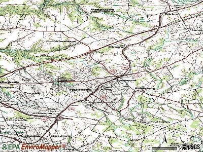 Crestwood topographic map