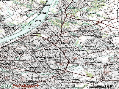 Crossgate topographic map