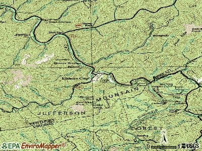 Elkhorn City topographic map