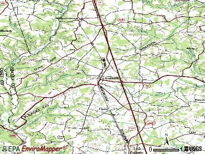 Eubank topographic map