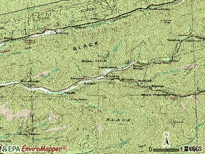 Evarts topographic map