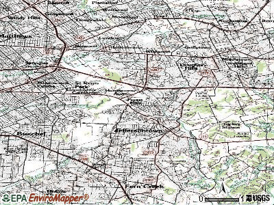 Forest Hills topographic map