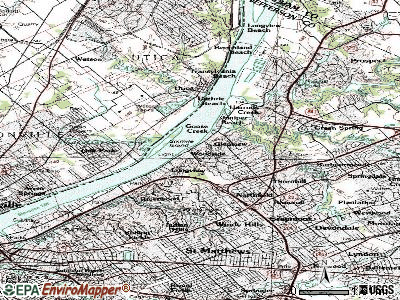Glenview topographic map