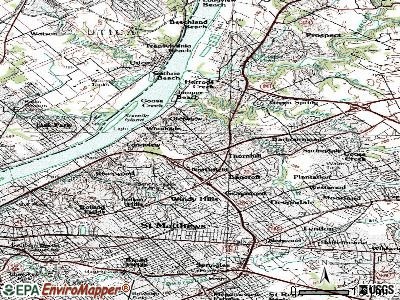 Glenview Hills topographic map