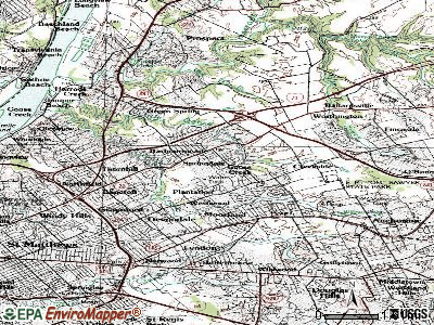 Goose Creek topographic map