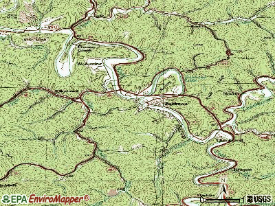Jackson topographic map