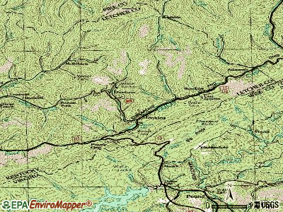 Jenkins topographic map