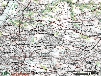 Langdon Place topographic map