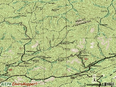 McRoberts topographic map