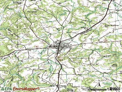 Marion topographic map