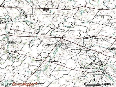 Midway topographic map