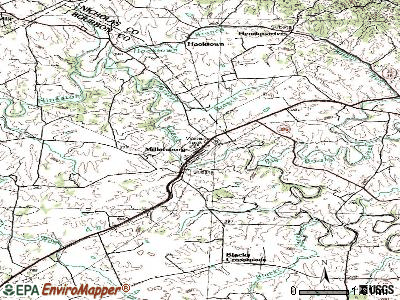 Millersburg topographic map
