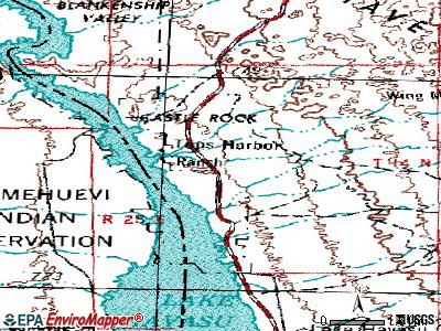 Desert Hills topographic map