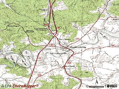 Munfordville topographic map