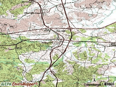 Nortonville topographic map