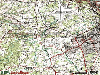 Oakbrook topographic map