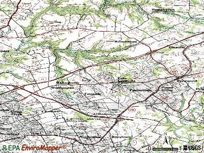 Orchard Grass Hills topographic map