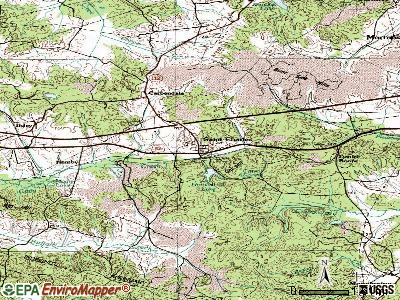 St. Charles topographic map