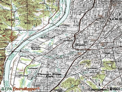 St. Regis Park topographic map