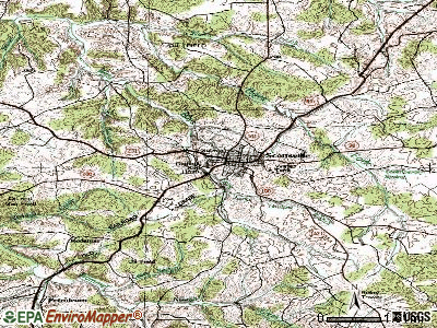 Scottsville topographic map