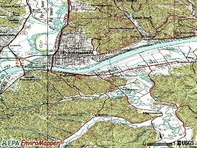 South Shore topographic map