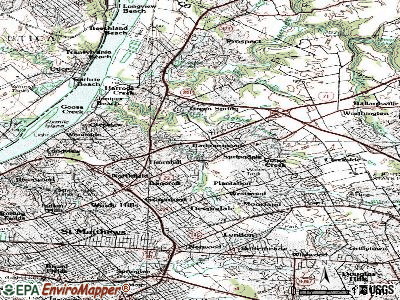 Spring Valley topographic map