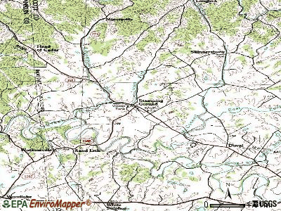 Stamping Ground topographic map