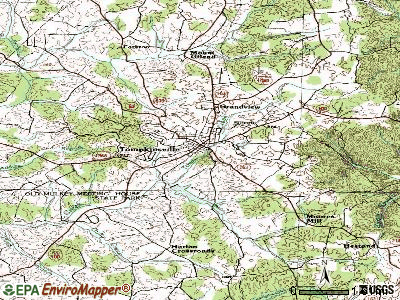 Tompkinsville topographic map