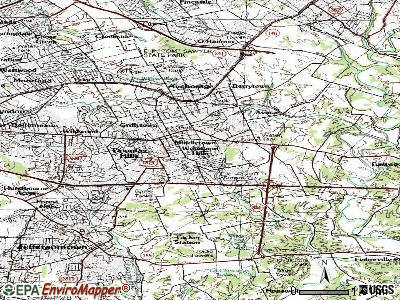 Woodland Hills topographic map