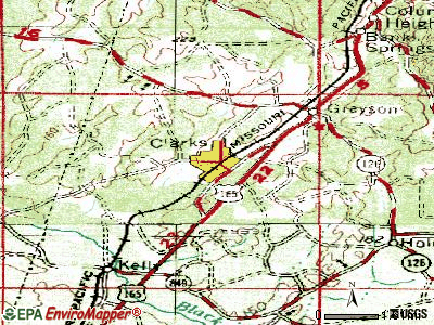 Clarks topographic map