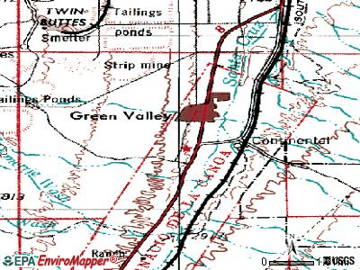 Globe topographic map