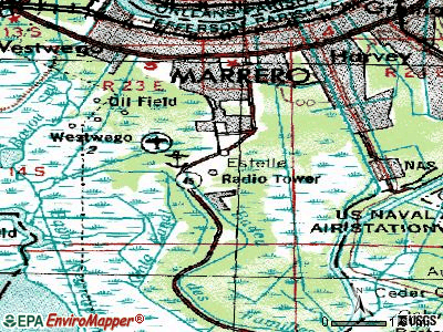Estelle topographic map