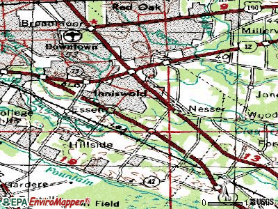 Inniswold topographic map