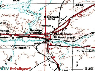 Holbrook Az Zip Code Map