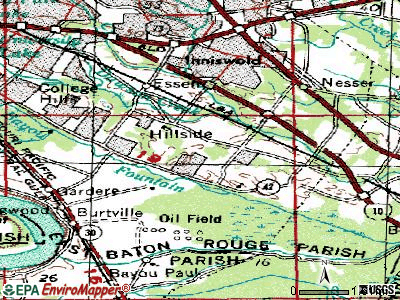 Oak Hills Place topographic map