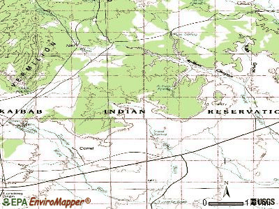 Kaibab topographic map