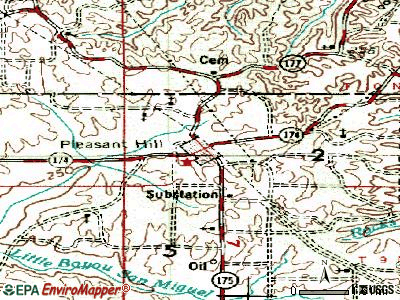 Pleasant Hill topographic map
