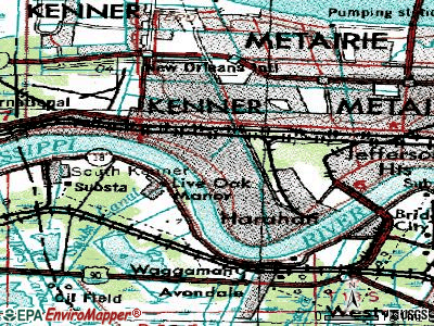River Ridge topographic map