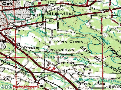 Shenandoah topographic map