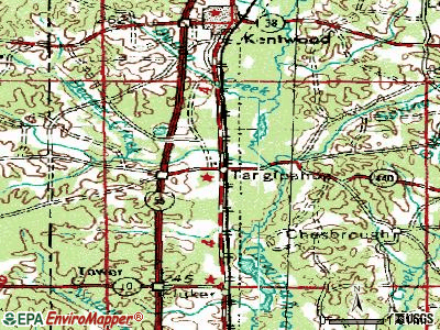 Tangipahoa topographic map