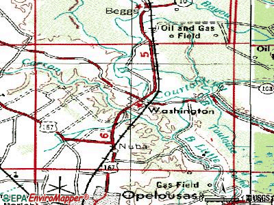 Washington topographic map
