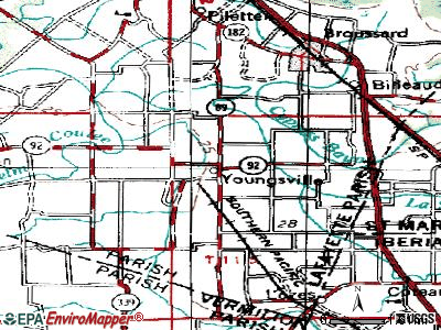 Youngsville topographic map