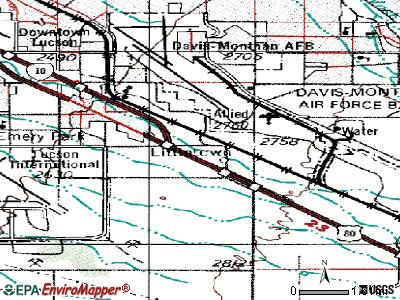 Littletown topographic map
