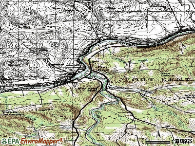Fort Kent topographic map