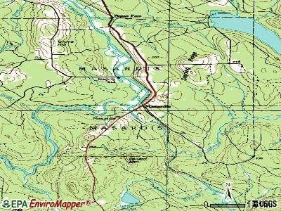 Masardis topographic map
