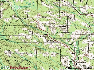 Perham topographic map