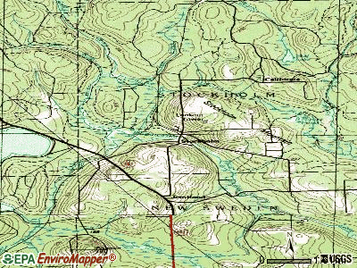 Stockholm topographic map